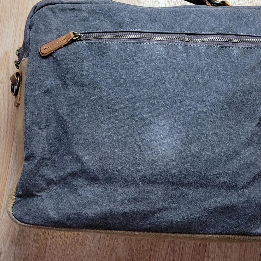 New Hey Vintage Stylish Gray and Brown Men's Bag